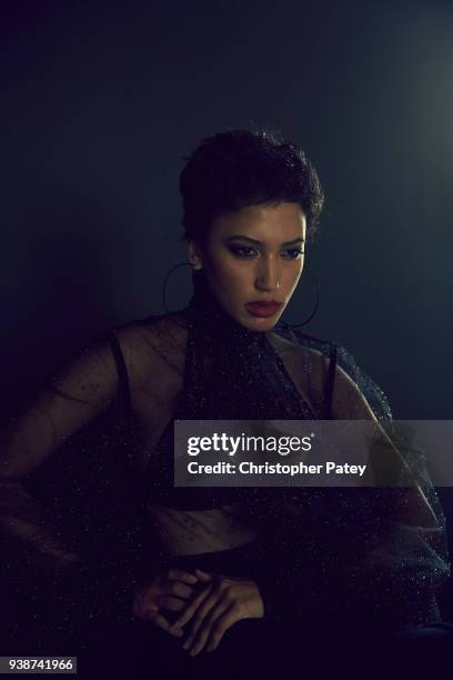 Singer Andy Allo is photographed for The Untitled Magazine on October 27, 2017 in Los Angeles, California.