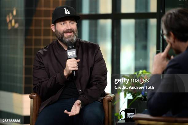 Tom Segura visits Build to discuss his Netflix comedy special 'Tom Segura: Disgraceful' at Build Studio on March 27, 2018 in New York City.