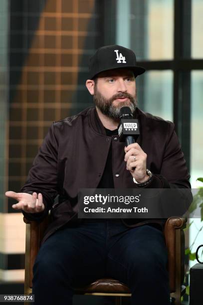 Tom Segura visits Build to discuss his Netflix comedy special 'Tom Segura: Disgraceful' at Build Studio on March 27, 2018 in New York City.