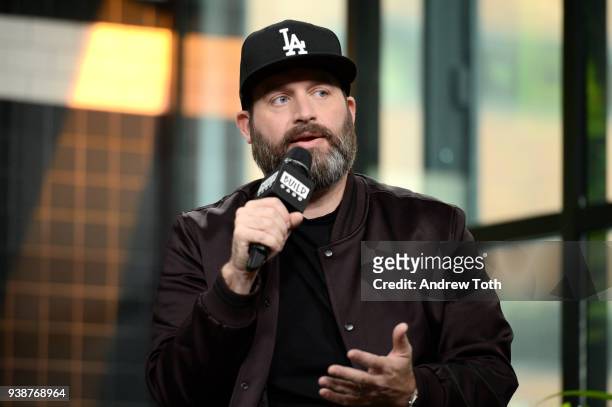 Tom Segura visits Build to discuss his Netflix comedy special 'Tom Segura: Disgraceful' at Build Studio on March 27, 2018 in New York City.