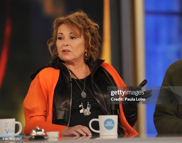 The cast of Roseanne appear on Walt Disney Television via Getty Images's "The View" today, Tuesday, 3/27/18. "The View" airs Monday-Friday on the...