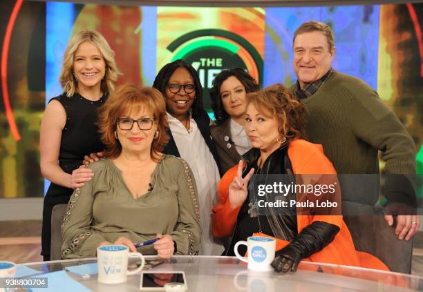 The cast of Roseanne appear on Walt Disney Television via Getty Images's "The View" today, Tuesday, 3/27/18. "The View" airs Monday-Friday on the...
