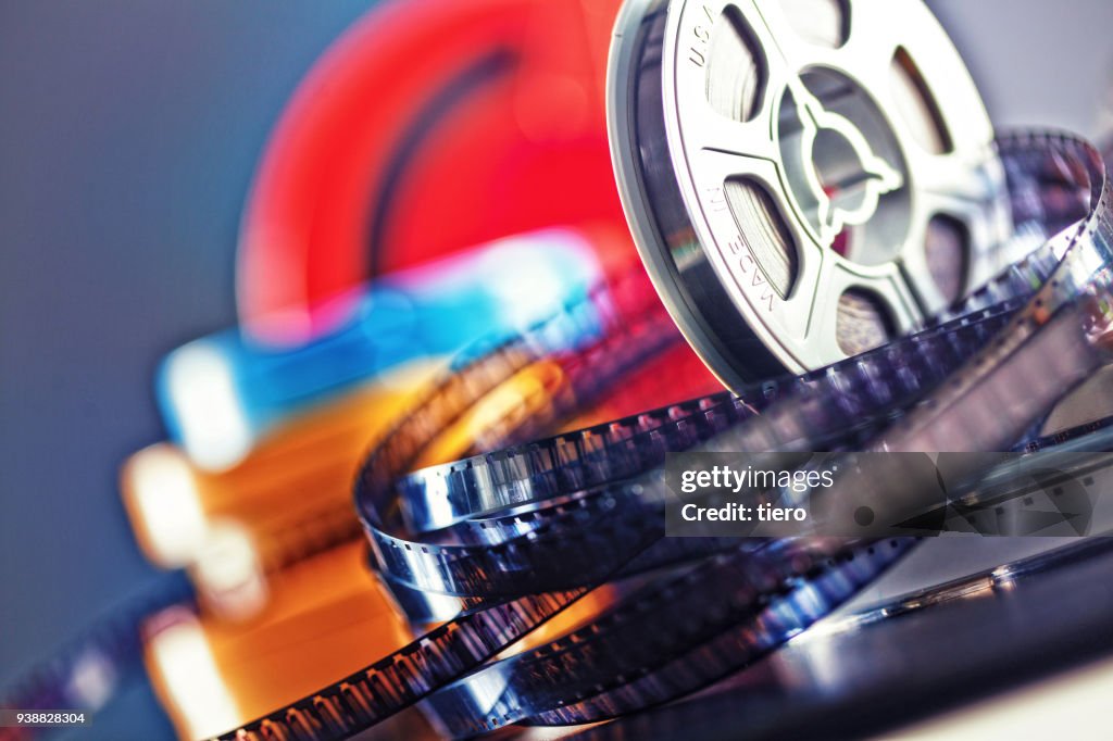 Close-Up Of Film Reel