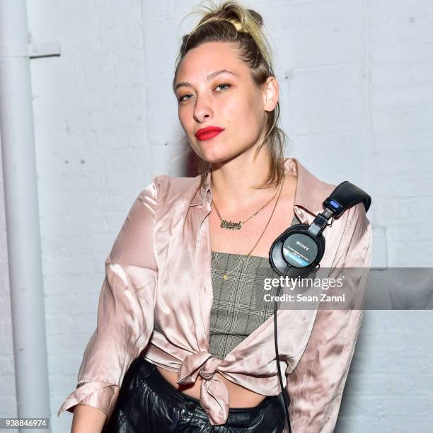 Samantha Urbani attends GUM Studios 3 Year Anniversary at Gum Studios on March 24, 2018 in the Brooklyn borough of New York City. DJ Samantha Urbani