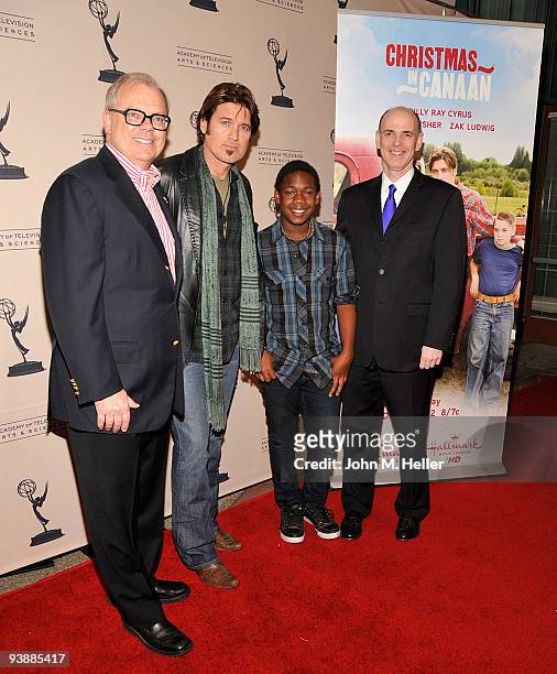 Chairman and CEO The Academy of Television Arts & Sciences John Shaffner, singer/actor Billy Ray Cyrus, actor Jaishon Fisher and President & CEO...