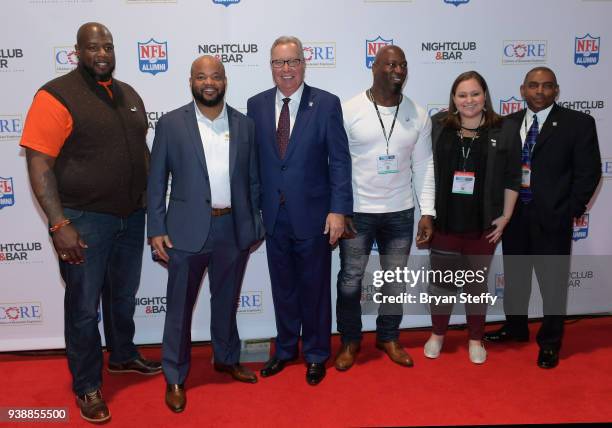 Ron Jaworski , Lauren LaViola and guests attend day two of the 33rd annual Nightclub & Bar Convention and Trade Show on March 27, 2018 in Las Vegas,...