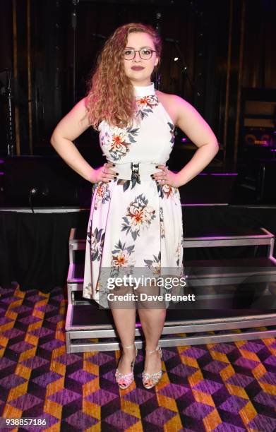 Carrie Hope Fletcher attends the launch of her debut album "When The Curtain Falls" at The Hippodrome Casino on March 27, 2018 in London, England.