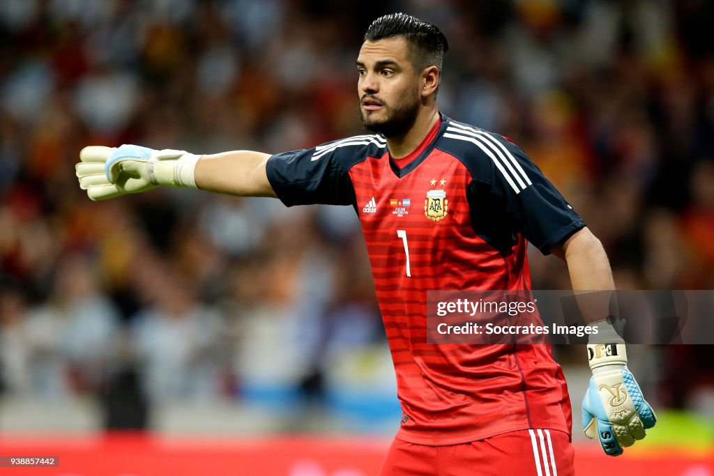 Spain  v Argentina  -International Friendly