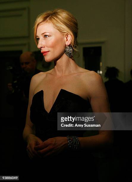 Actress Cate Blanchett attends the BAM Belle Reve Gala at the Brooklyn Academy of Music on December 3, 2009 in New York City.