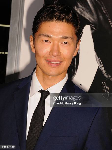 Actor Rick Yune arrives to the Los Angeles premiere of "Ninja Assassins" held at Grauman's Chinese Theatre on November 19, 2009 in Hollywood,...