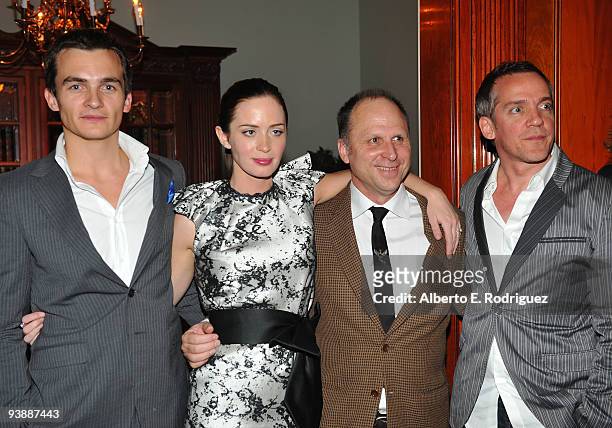 Actor Rupert Friend, actress Emily Blunt, Apparition's Bob Berney and director Jean-Marc Vallee attend the after party for the U.S. Premiere of...