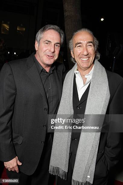 Exec. Producer Roger Birnbaum and Exec. Producer Gary Barber at Warner Bros. Pictures Los Angeles Premiere of 'Invictus' on December 03, 2009 at the...