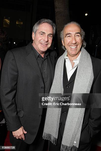 Exec. Producer Roger Birnbaum and Exec. Producer Gary Barber at Warner Bros. Pictures Los Angeles Premiere of 'Invictus' on December 03, 2009 at the...