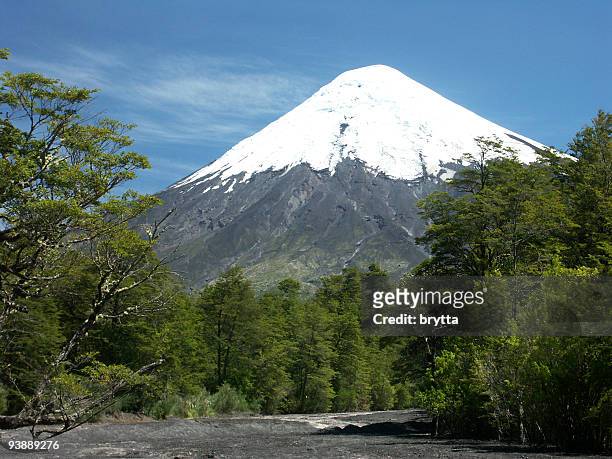 osorno volcano in chile - puerto montt 個照片及圖片檔