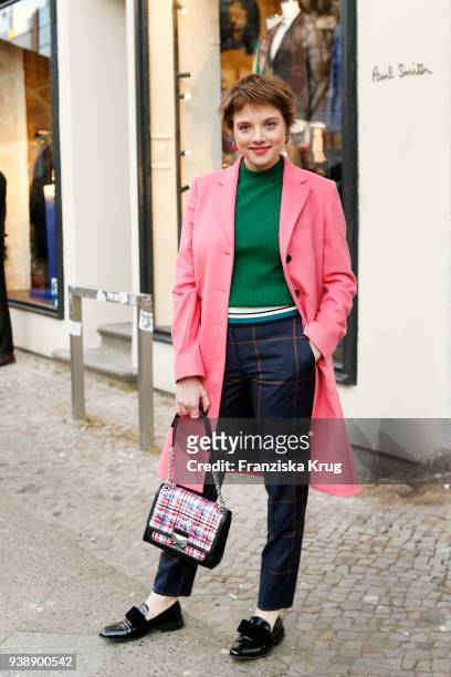 Jella Haase during the Paul Smith Store Opening on March 27, 2018 in Berlin, Germany.