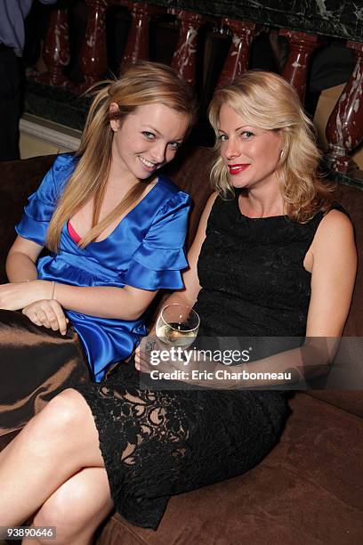 Francesca Fisher-Eastwood and Alison Eastwood at Warner Bros. Pictures Los Angeles Premiere of 'Invictus' on December 03, 2009 at the Academy of...