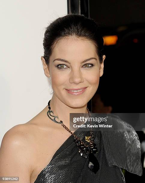 Actress Michelle Monaghan arrives at the premiere of Warner Bros. Pictures' and Spyglass Entertainment's "Invictus" at the Academy of Motion Picture...