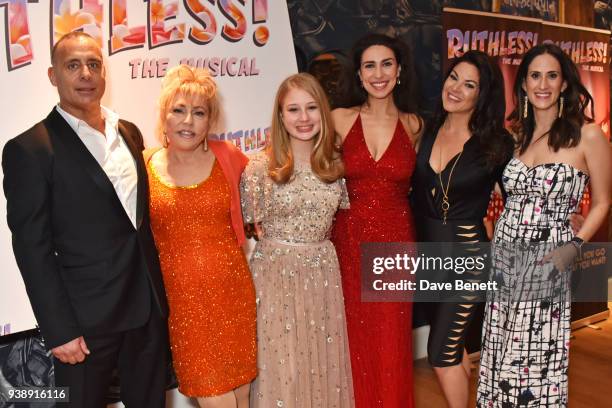 Producer Evan Sacks, Rita McKenzie, Tori Murray, cast member Kim Maresca, Tracy Jai Edwards and Jennifer Diamond attend the press night after party...