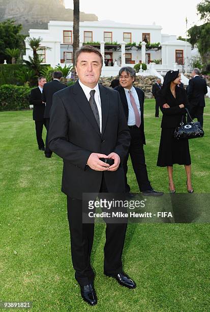 Serbia coach Radomir Antic attends the FIFA 2010 World Cup banquet at the official residence of the Premier of the Western Cape in Leeuwenhof, on...