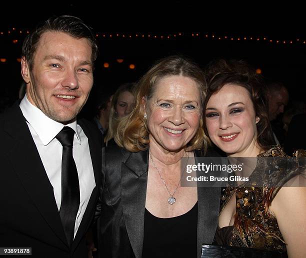 Joel Edgerton, director Liv Ullmann and Robin McLeavy attend the opening night celebration for "Streetcar Named Desire" BAM Belle Reve Gala at the...