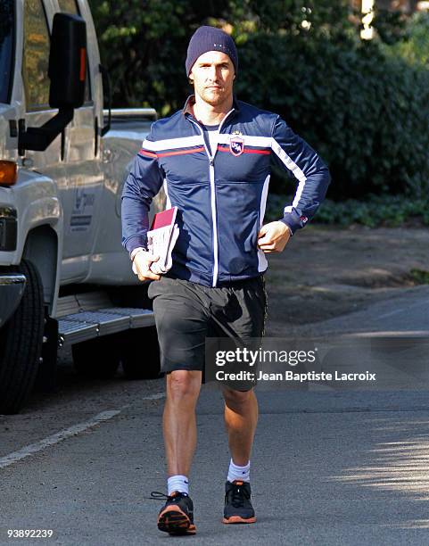 Matthew McConaughey sighting in Malibu on December 3, 2009 in Los Angeles, California.