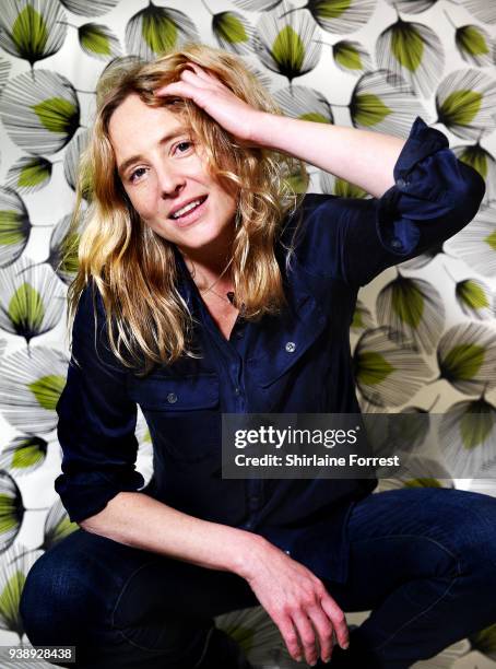 Lissie poses backstage after an in-store signing and performance of her new album 'Castles' at HMV Manchester on March 27, 2018 in Manchester,...