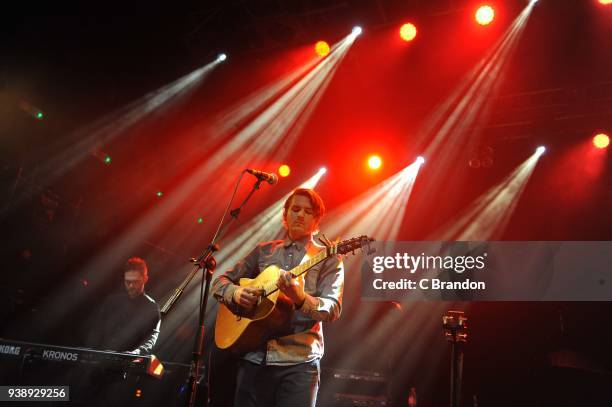 The Beach performs on stage at Koko on March 27, 2018 in London, United Kingdom.