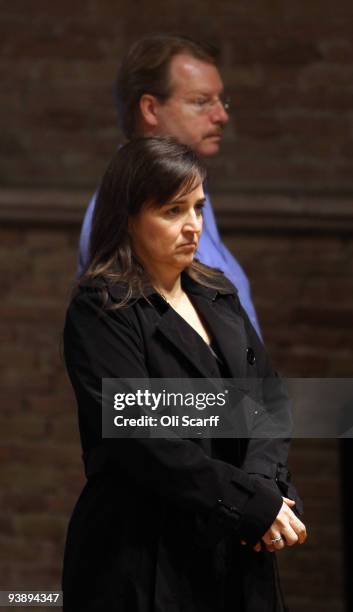 Edda Mellas and Curt Knox, the parents of defendant Amanda Knox, wait in the courtroom at the end of the final day of the Meredith Kercher murder...