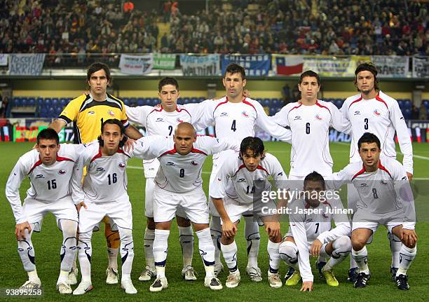 Mauricio Isla, Fabian Orellana, Humberto Suazo, Matias Fernandez, Alexis Sanchez, Rodrigo Tello goalkeeper Claudio Bravo, Cristian Alvarez, Ismael...