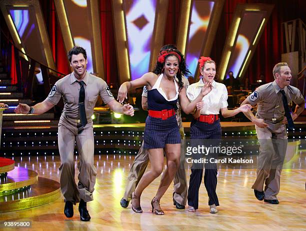 Episode 406" - On week six of "Dancing with the Stars," the remaining celebrities and professional dancers performed the Group Swing, on MONDAY,...