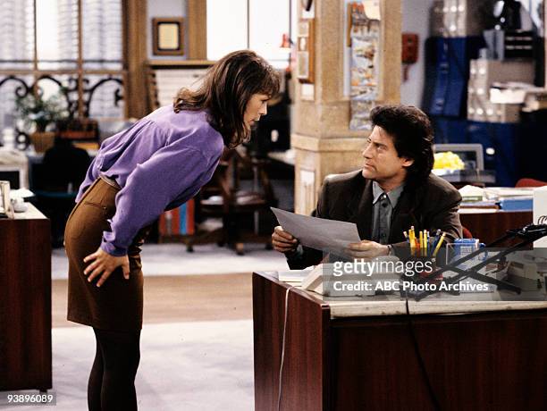 Martus Interruptus" - Season Three - 2/13/91, Hannah discussed her job offer in West Africa with Marty .,