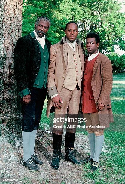 Walt Disney Television via Getty Images MOVIE FOR TELEVISION - "ROOTS: THE GIFT" - 12/11/88, Louis Gossett Jr. And LeVar Burton reprised their...