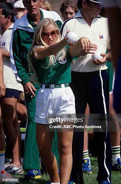 Walt Disney Television via Getty Images SPECIAL - "Battle of the Network Stars" - 11/18/78, Charlene Tilton on the Walt Disney Television via Getty...