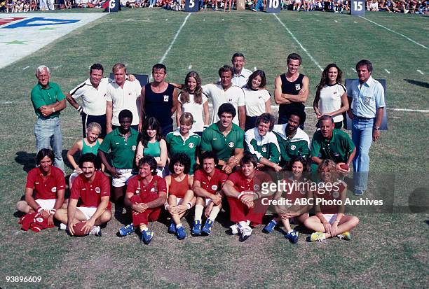 Walt Disney Television via Getty Images SPECIAL - "Battle of the Network Stars" - 11/18/78, Pictured, back row, from left: Sparky Anderson, Howard...