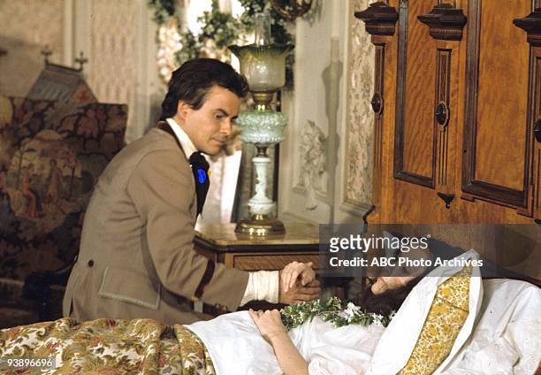 Walt Disney Television via Getty Images MOVIE FOR TV - "Dead of Night: No Such Thing as a Vampire" - 3/29/77, Horst Buchholz and Anjanette Comer...