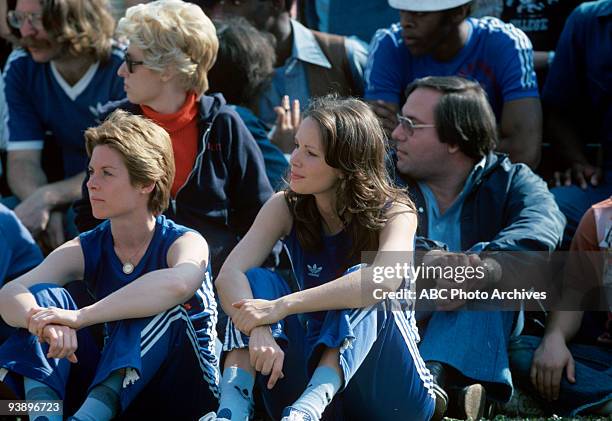 Walt Disney Television via Getty Images SPECIAL - "Battle of the Network Stars" - 2/28/77, Darleen Carr, Jaclyn Smith on the Walt Disney Television...
