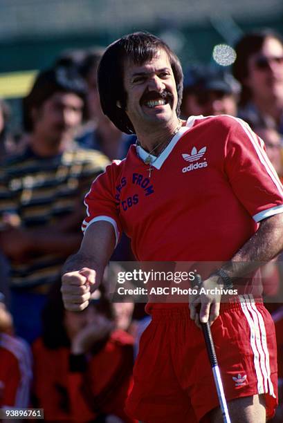 Walt Disney Television via Getty Images SPECIAL - "Battle of the Network Stars" - 11/13/76, Sonny Bono on the Walt Disney Television via Getty Images...