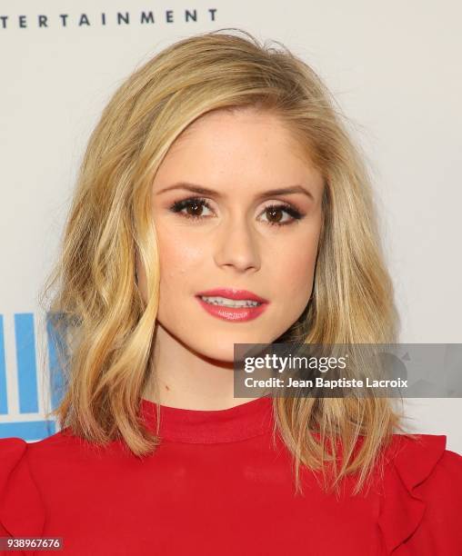 Erin Moriarty attends the world premiere of 'The Miracle Season' on March 27, 2018 in West Hollywood, California.