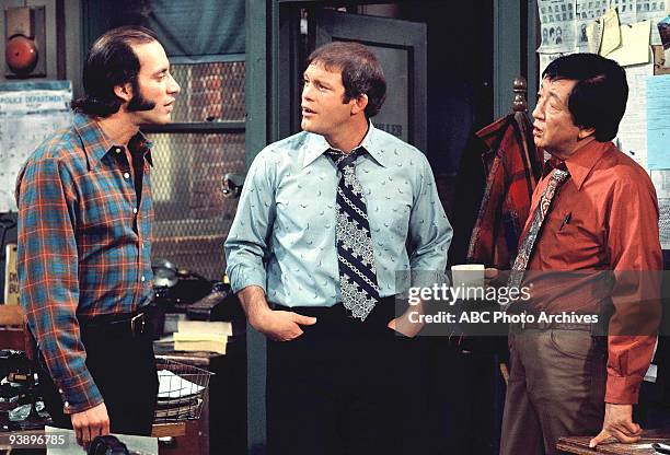 Fear of Flying" - Season Two - 1/29/76, Chano and Yemana talked about Wojo's fear of flying when he had to accompany an extradited bigamist to...