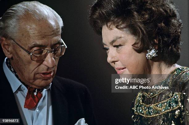 Walt Disney Television via Getty Images SPECIAL - "The Movies" - 3/28/74, George Cukor, Rosalind Russell,