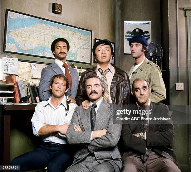 Cast gallery - 1/23/75, "Barney Miller" sprung from a pilot that aired as a special on Walt Disney Television via Getty Images in 1974 called "The...