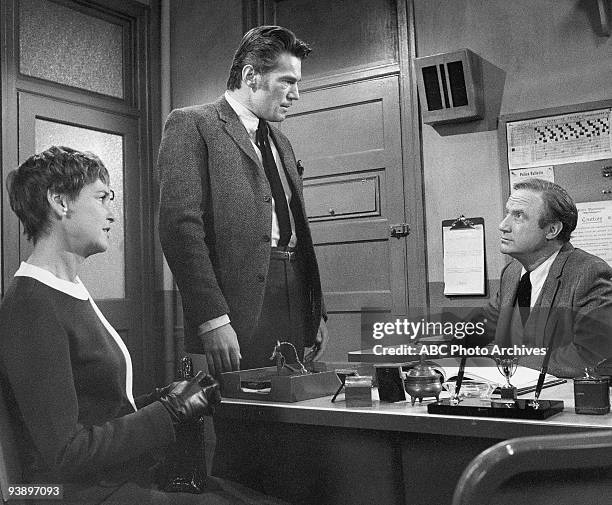 Body in a Trunk" - 1/7/69, Diana Douglas, Mitchell Ryan, Jack Warden on the Disney General Entertainment Content via Getty Images Television Network...