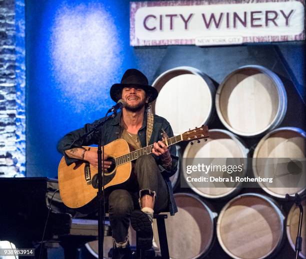 Langhorne Slim performs live in concert at City Winery on March 27, 2018 in New York City.