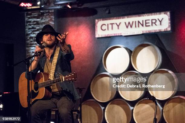Langhorne Slim performs live in concert at City Winery on March 27, 2018 in New York City.