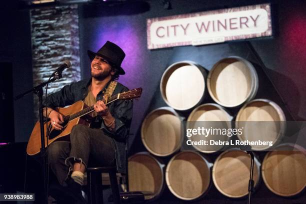 Langhorne Slim performs live in concert at City Winery on March 27, 2018 in New York City.
