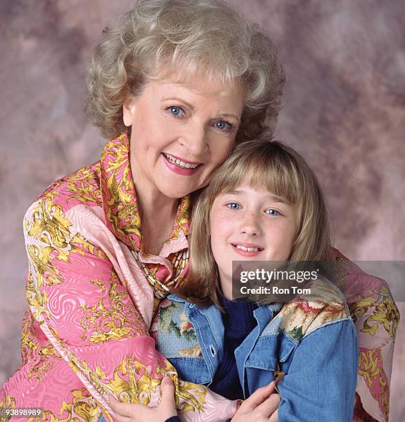 Betty White and Ashley Johnson star in MAYBE THIS TIME, a new comedy series airing on the Walt Disney Television via Getty Images Television Network.