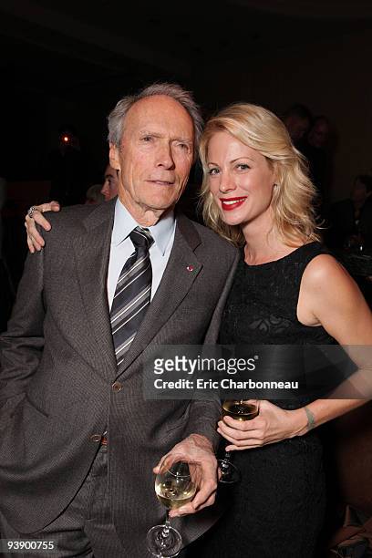 Director Clint Eastwood and Alison Eastwood at Warner Bros. Pictures Los Angeles Premiere of 'Invictus' on December 03, 2009 at the Academy of Motion...