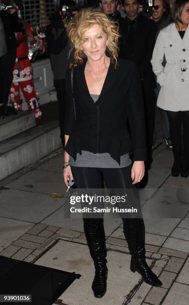 Kelly Hoppen arrives for the turning on of the Christmas Lights at the Stella McCartney store on November 23, 2009 in London, England.