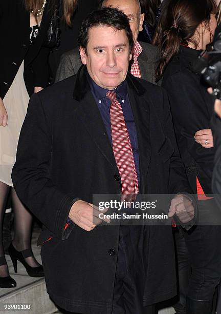 Jools Holland arrives for the turning on of the Christmas Lights at the Stella McCartney store on November 23, 2009 in London, England.