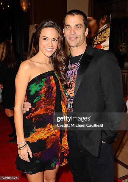 Actress Jana Kramer and actor Johnathon Schaech arrive at The Young Victoria Los Angeles Screening at the Pacific Theatres at The Grove on December...